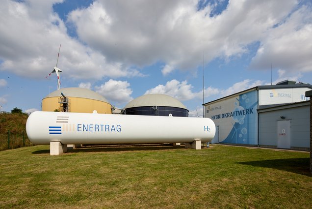 Hybridkraftwerk von Enertrag in Prenzlau