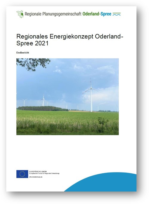 Cover des Regionalen Energiekonzepts Oderland-Spree