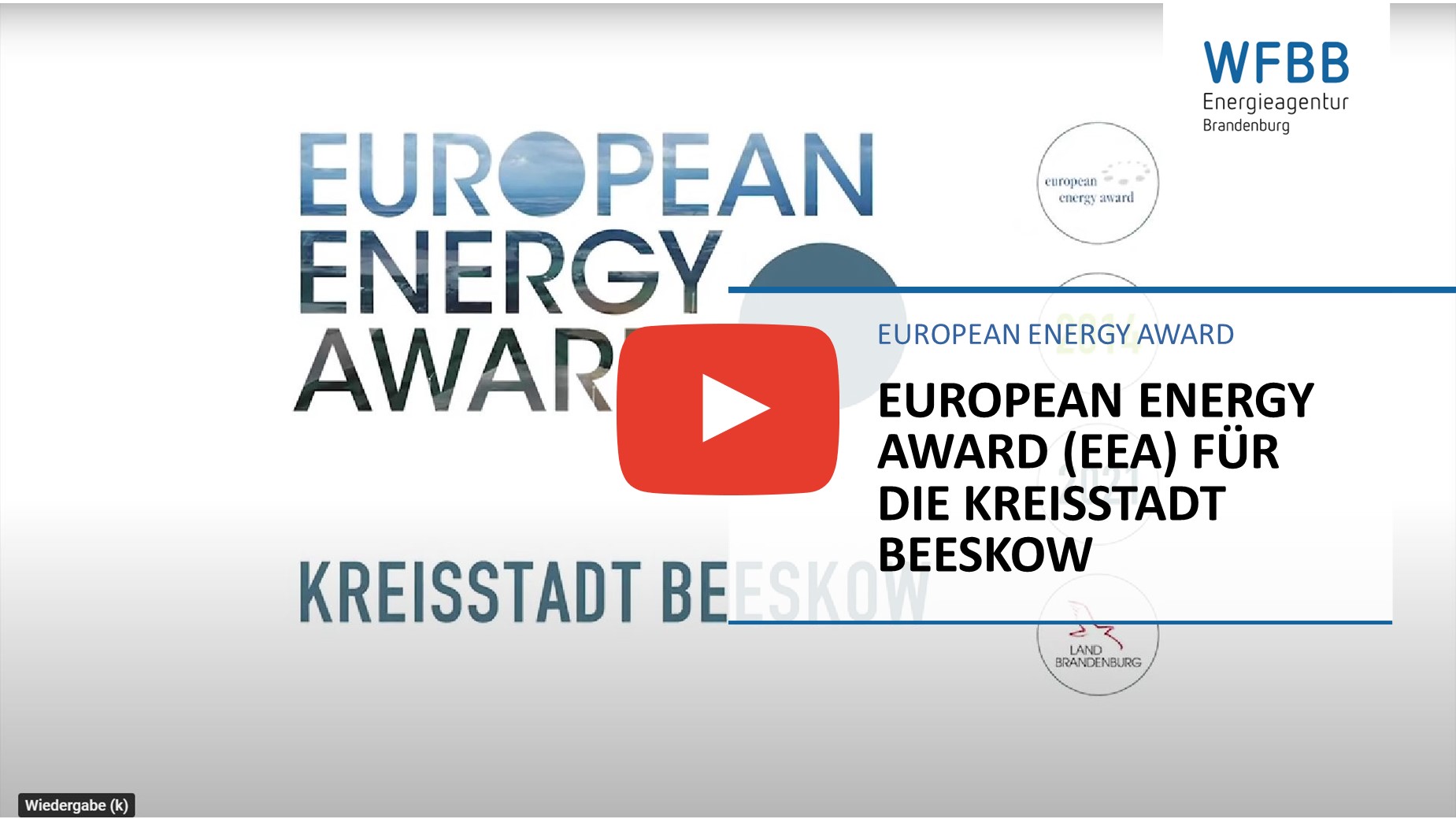 YouTube Introbild zum EEA